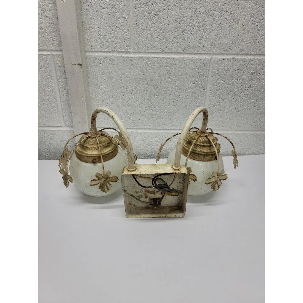 Vintage 1950's - 1960's Lightcraft of California  Vanity Sconce